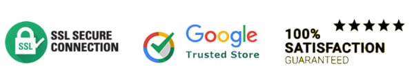 badge SSL e google trusted del negozio online pikapika.it a tema pokemon e collezionismo