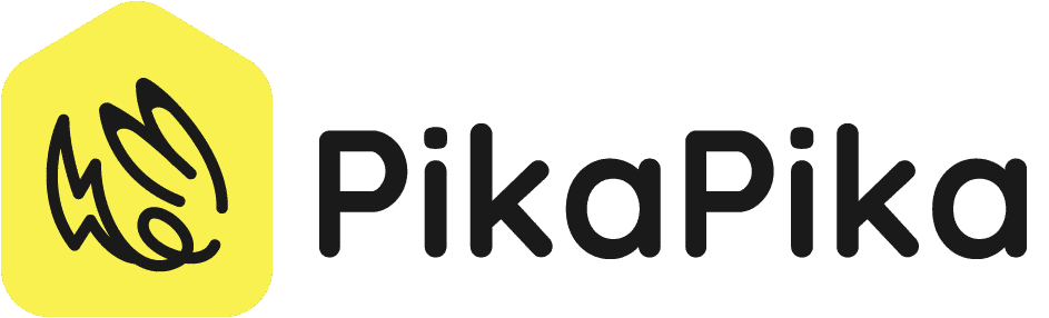 logo negozio online. sito web pikapika.it